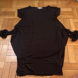 Michael Kors black wrap dress